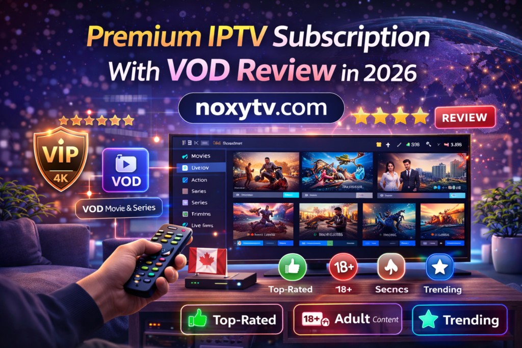 Premium IPTV Subscription With VOD Review